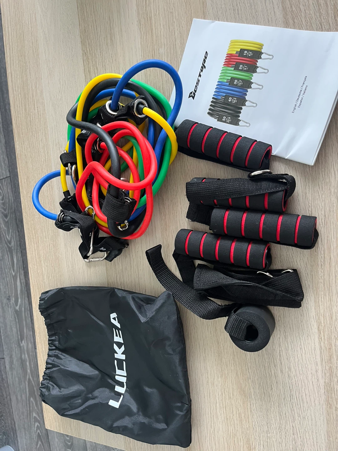 LUCKAE RESISTANCE BAND SET