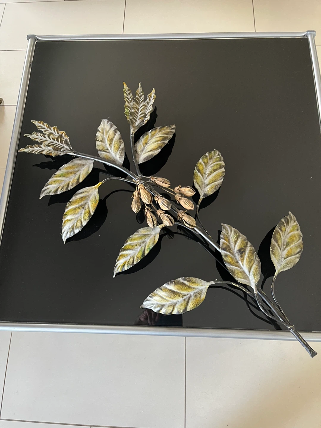 Metal Leaf and Berry Wall Art - photo 2
