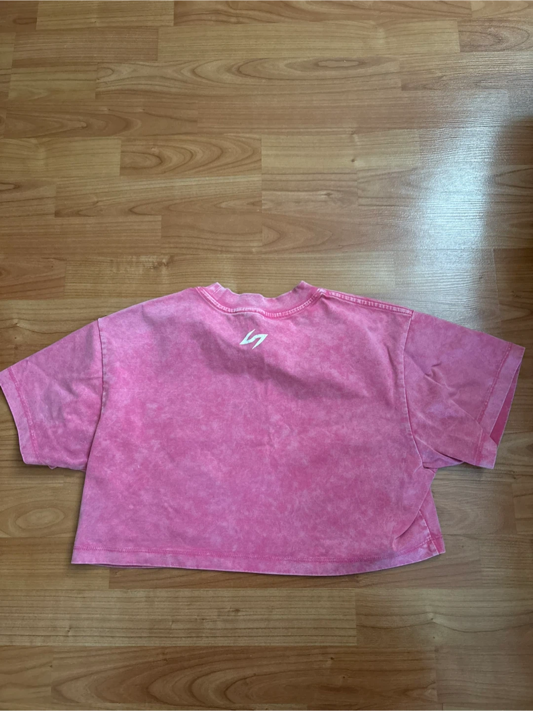 LILI JILLY Pink Cropped T-Shirt Size S - photo 2