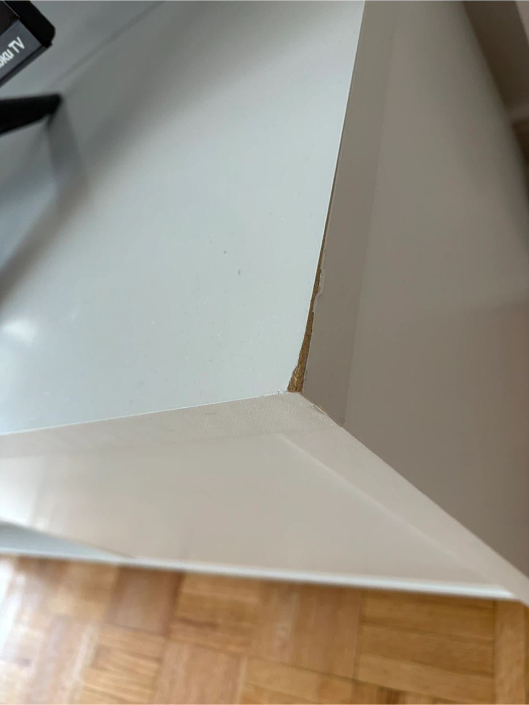 Modern Wooden Entertainment Center TV Stand - White - photo 4