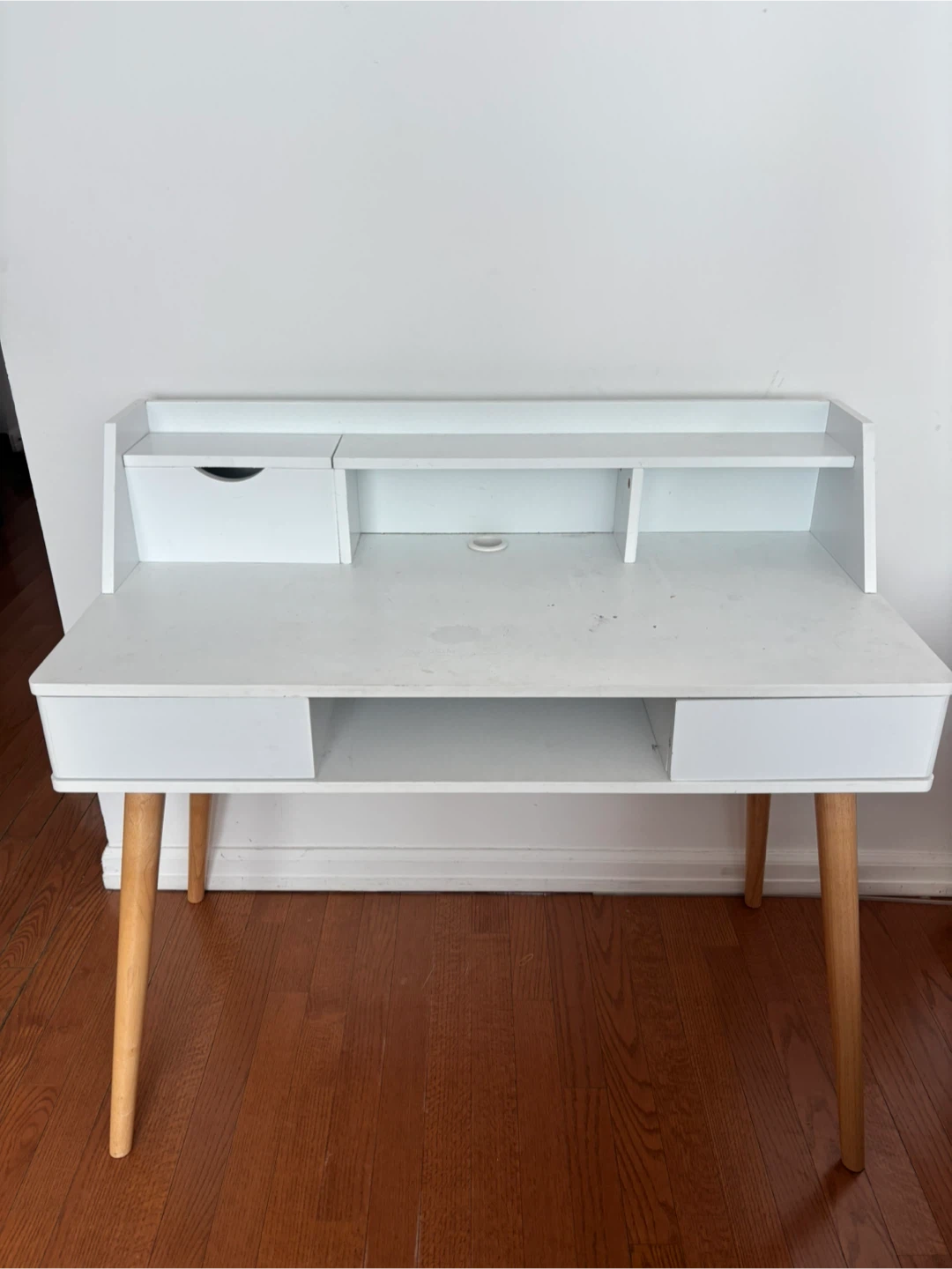 White desk