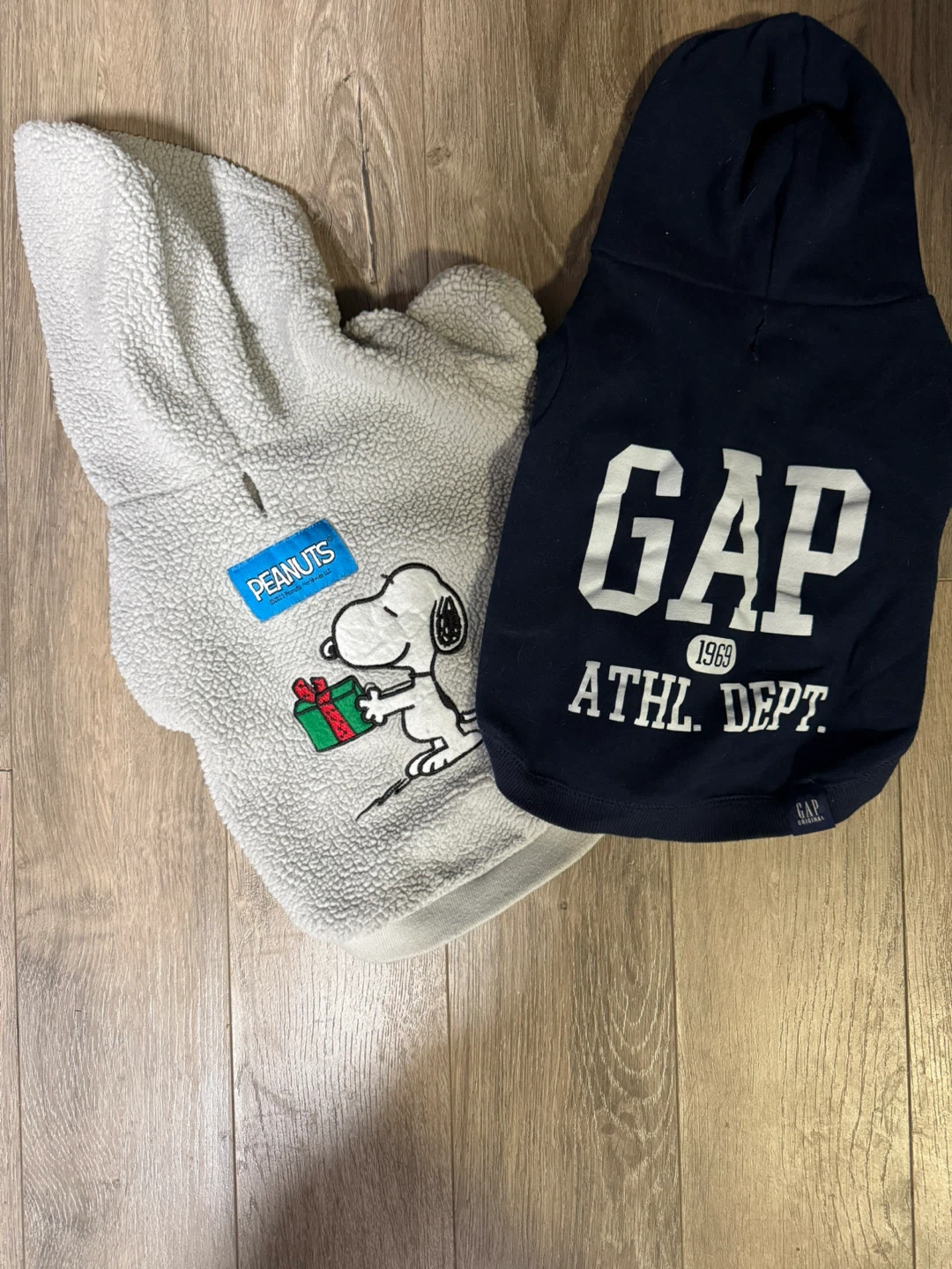 GAP & Peanuts Puppy Hoodies