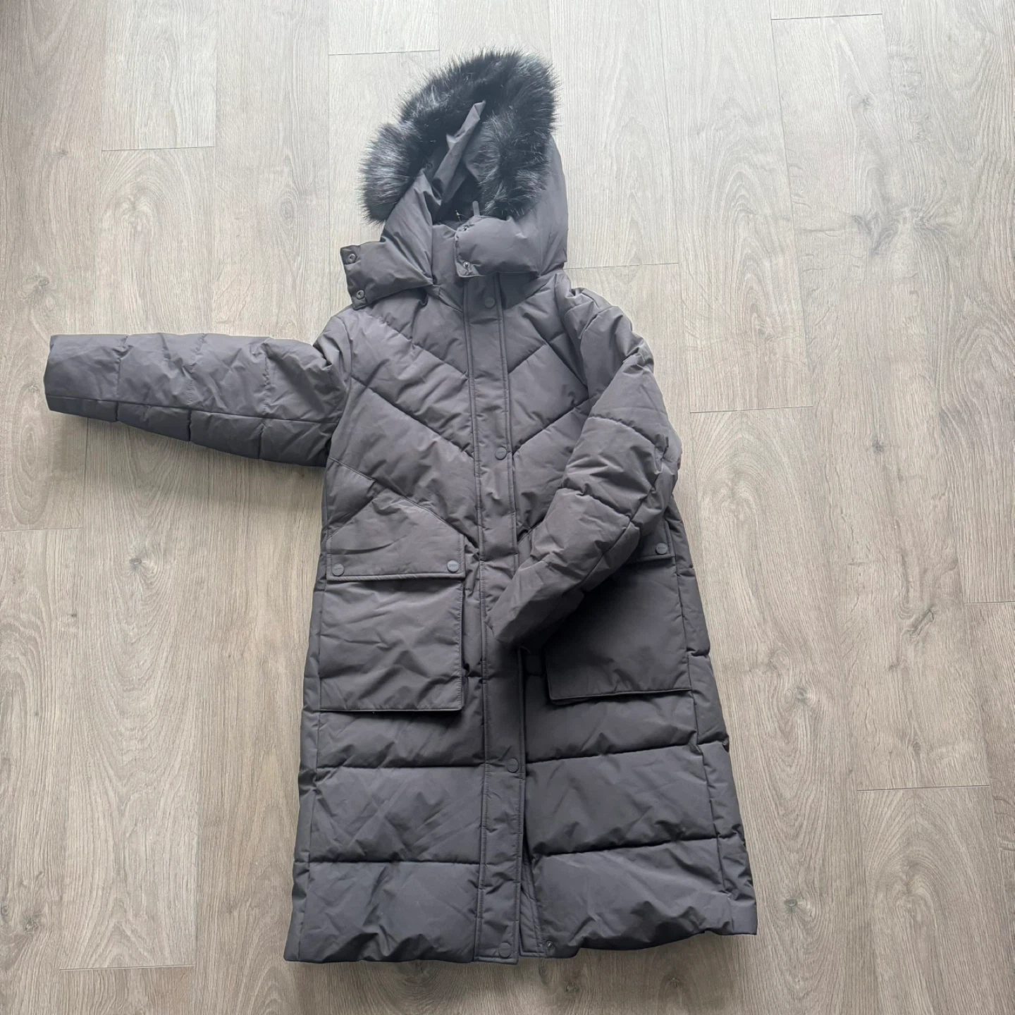 Black Puffer Coat DKNY Size L - photo 2