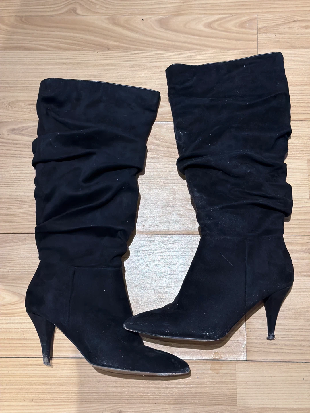 Black Slouch Boots