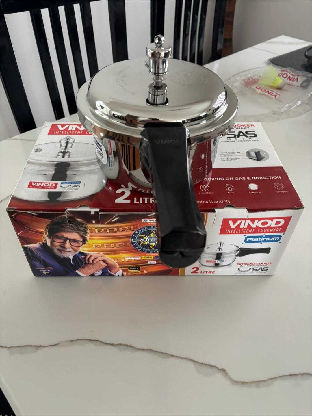 Vinod Platinum 2 Litre Pressure Cooker