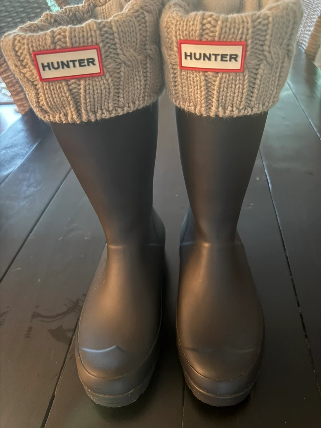 Hunter Women's Play Tall Boots with Knit Boot Cuffs - photo 5