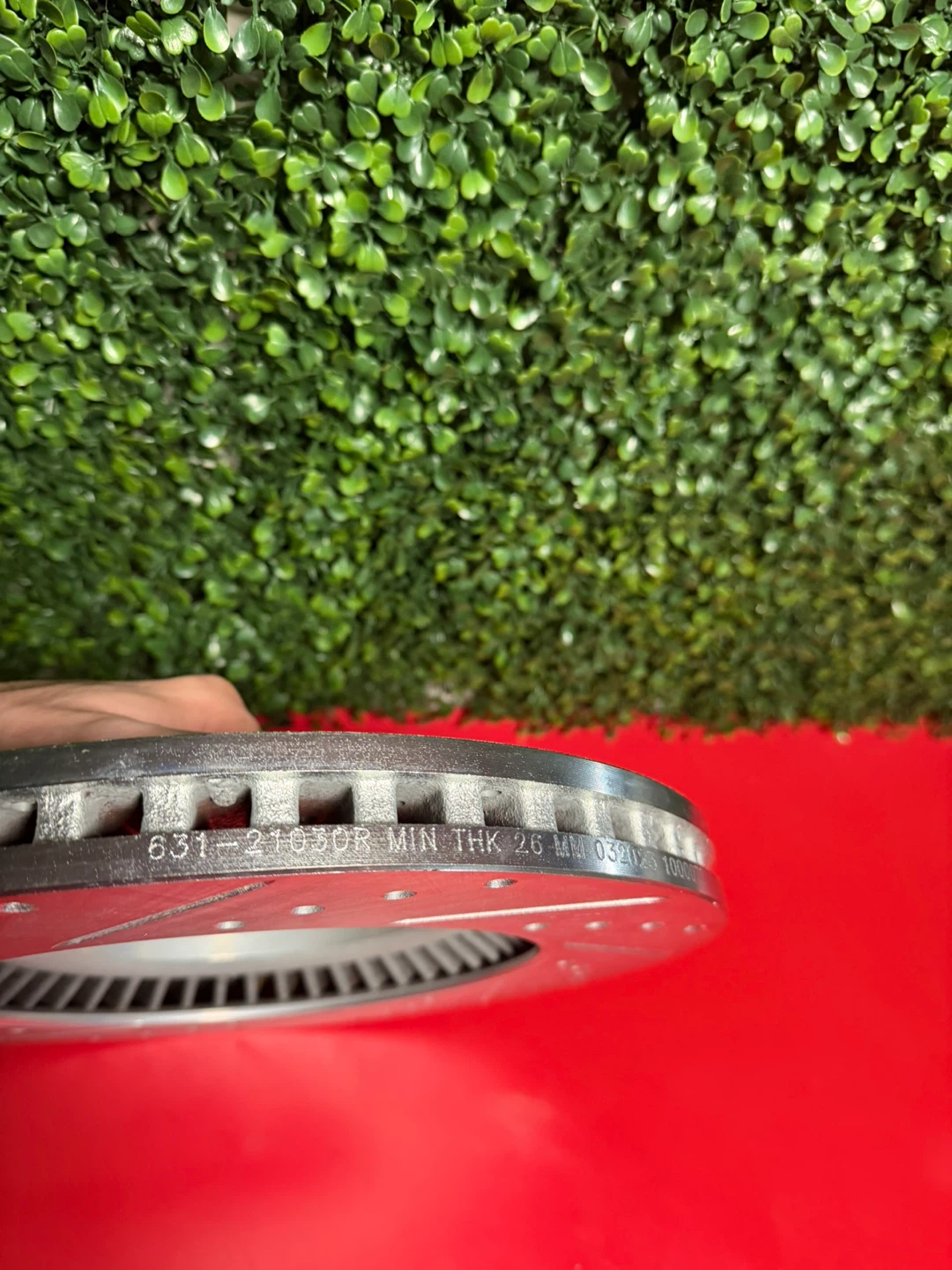 Front Drilled and Slotted Disc Brake Rotors Hyundai & Kia Models - photo 3