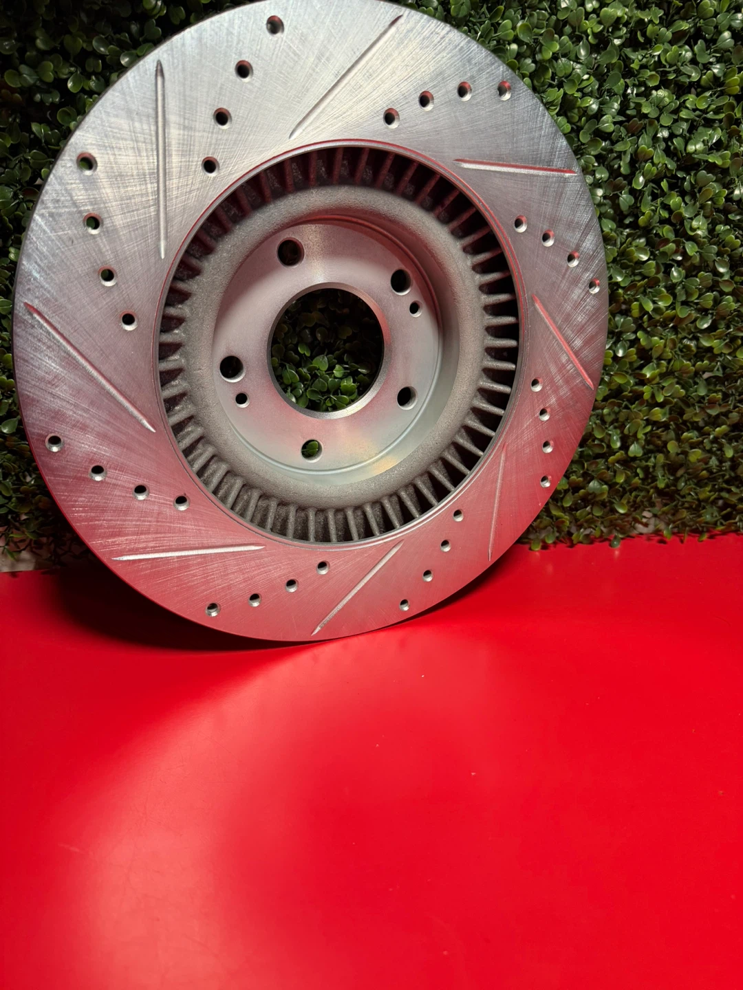 Front Drilled and Slotted Disc Brake Rotors Hyundai & Kia Models