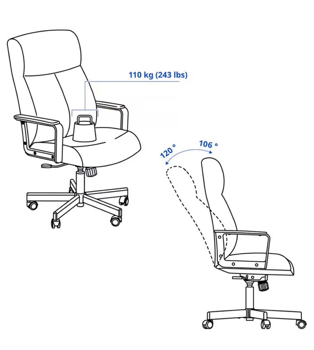 IKEA MILLBERGET Swivel Chair - Murum Beige - photo 3