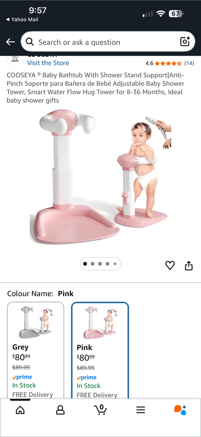 Baby Bath Stand - Pink - photo 5