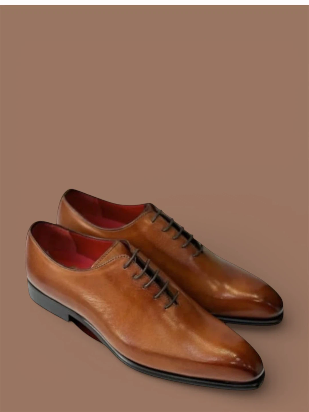 Men's Leather Dress Shoes - Brown