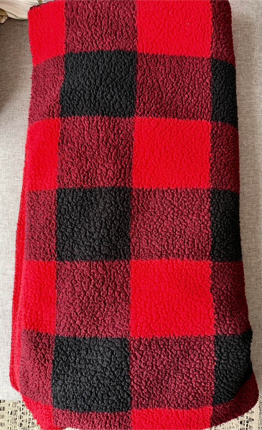 OUI Sherpa Buffalo Check Throw Blanket - photo 2