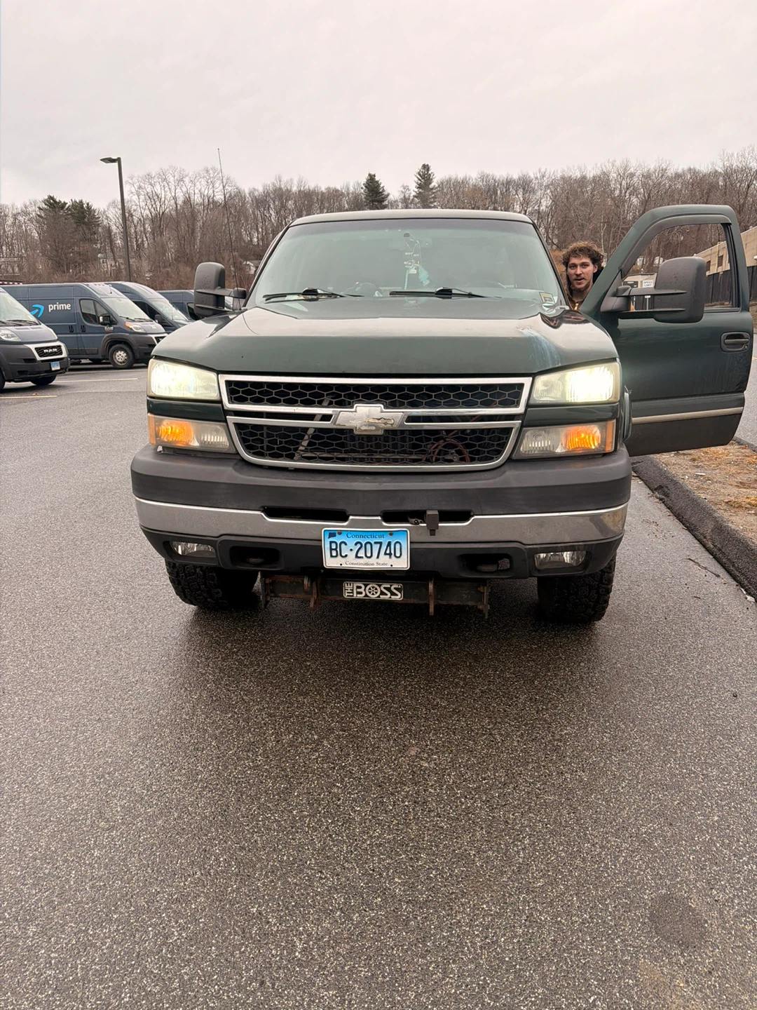 Dark Green Chevrolet Silverado 2500 HD Pickup Truck - photo 3