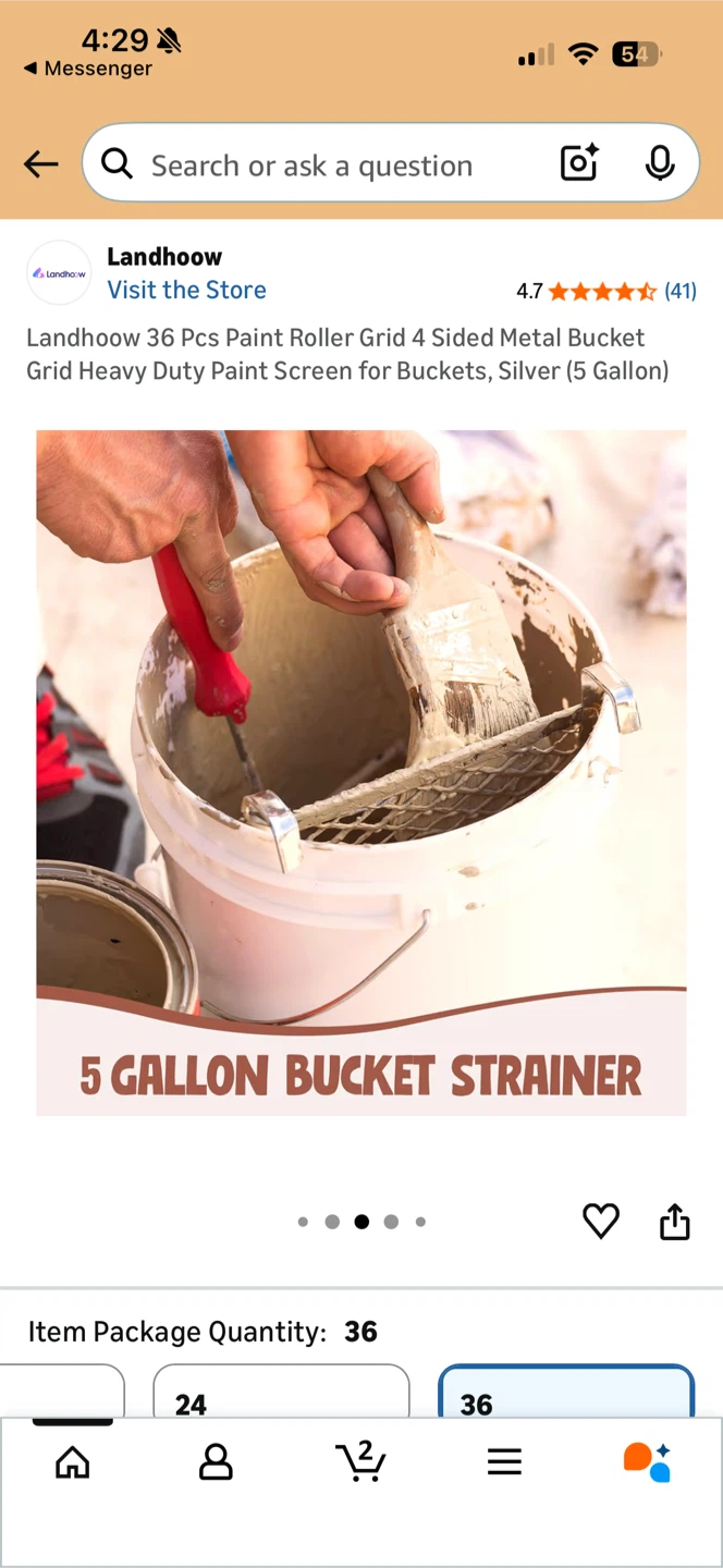 36 Pcs Paint Roller Grid for Buckets - photo 5