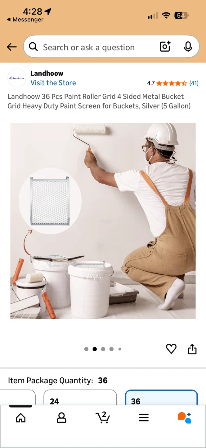 36 Pcs Paint Roller Grid for Buckets - photo 2