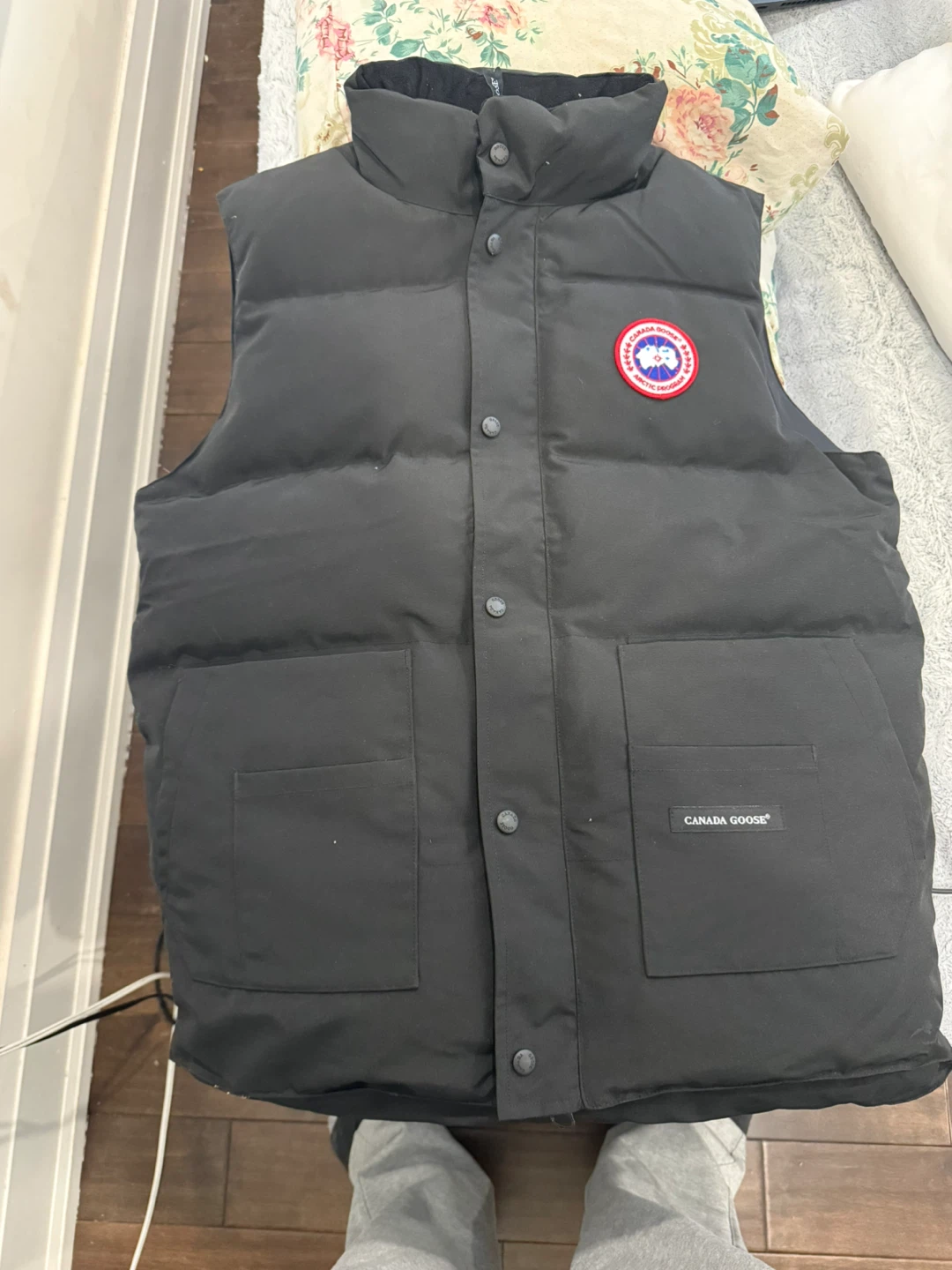 Canada Goose Black Puffer Vest