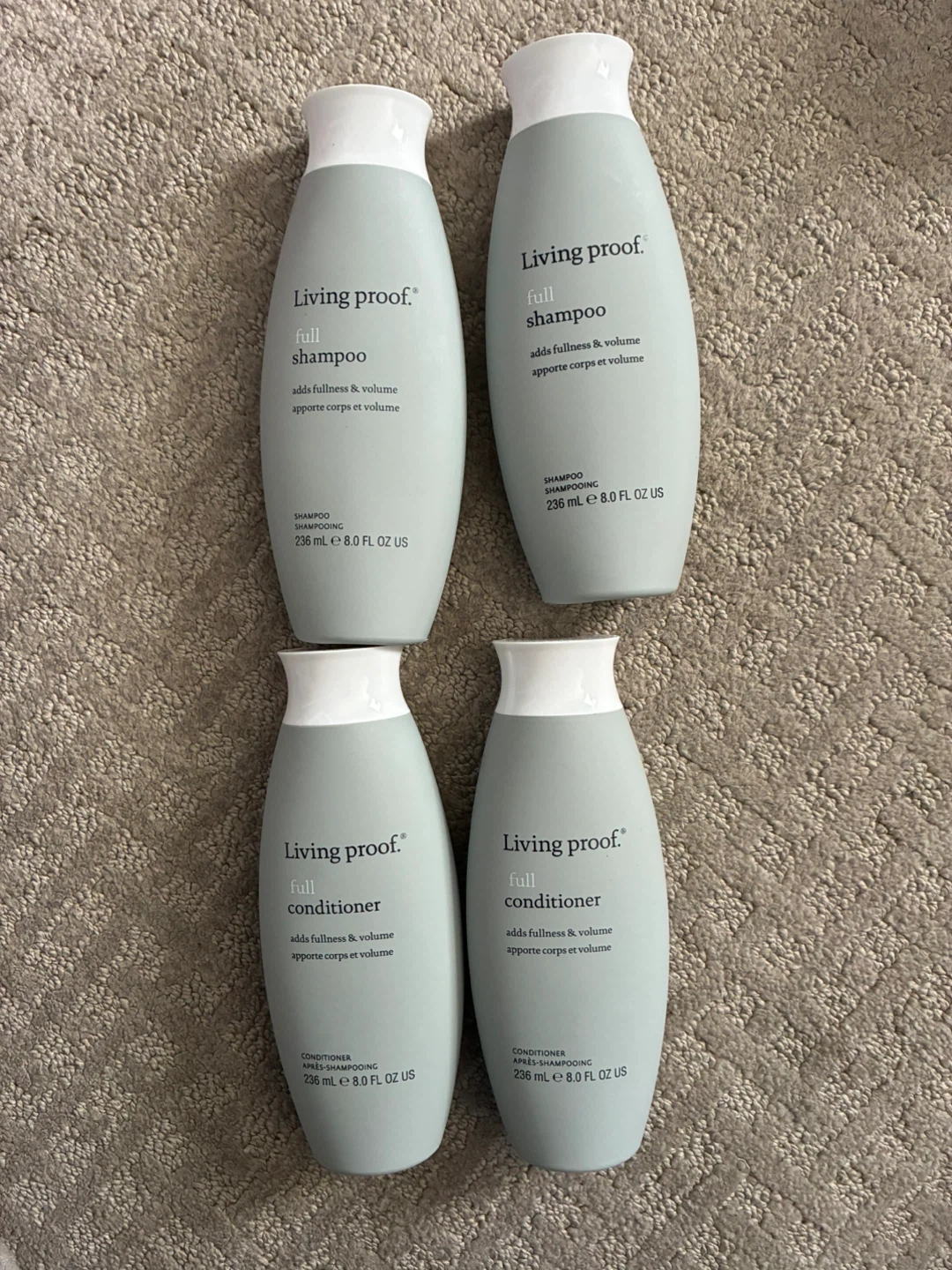 $35 each duo Living Proof Shampoo & Conditioner