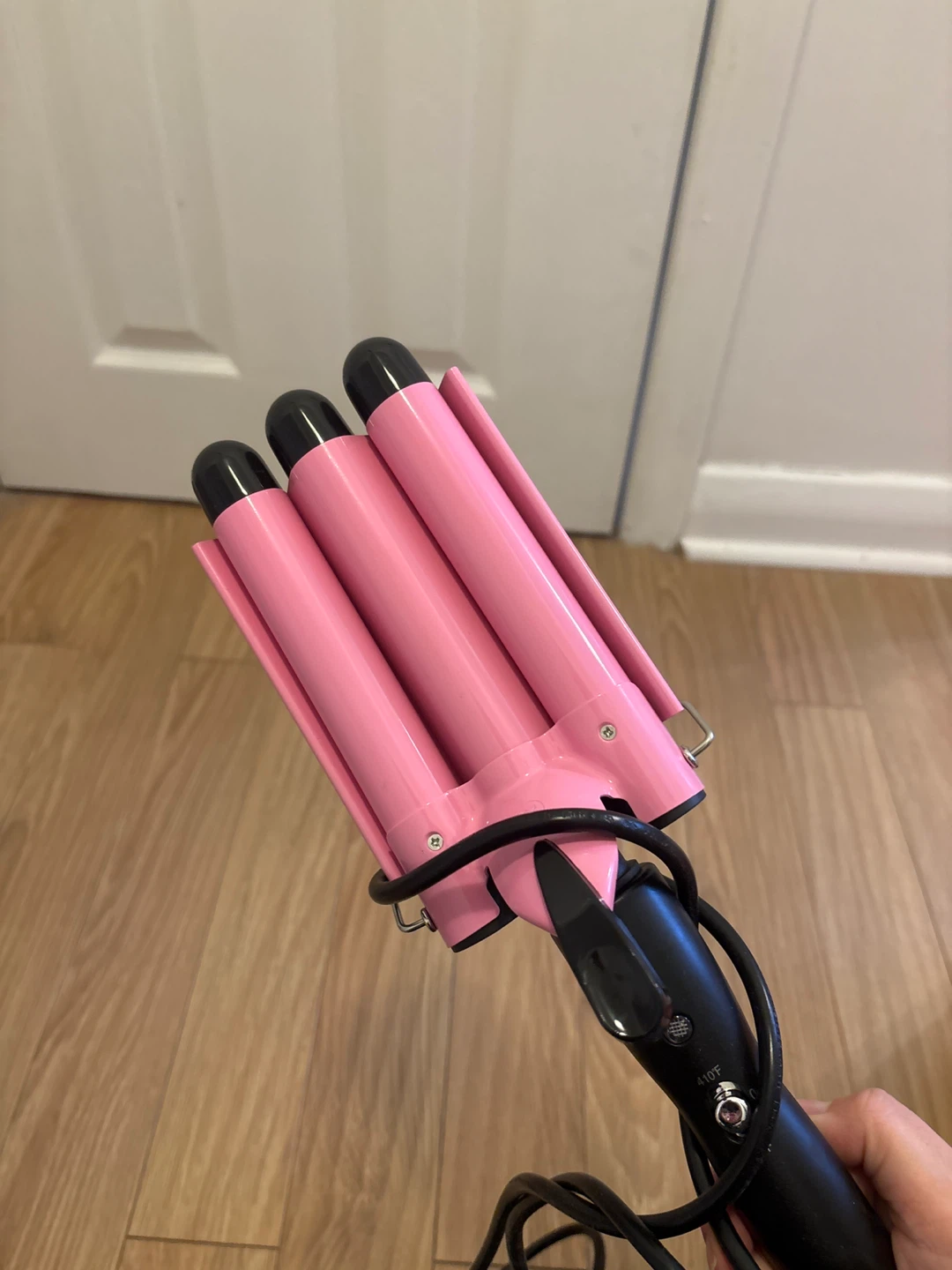 Pink Triple Barrel Hair Waver