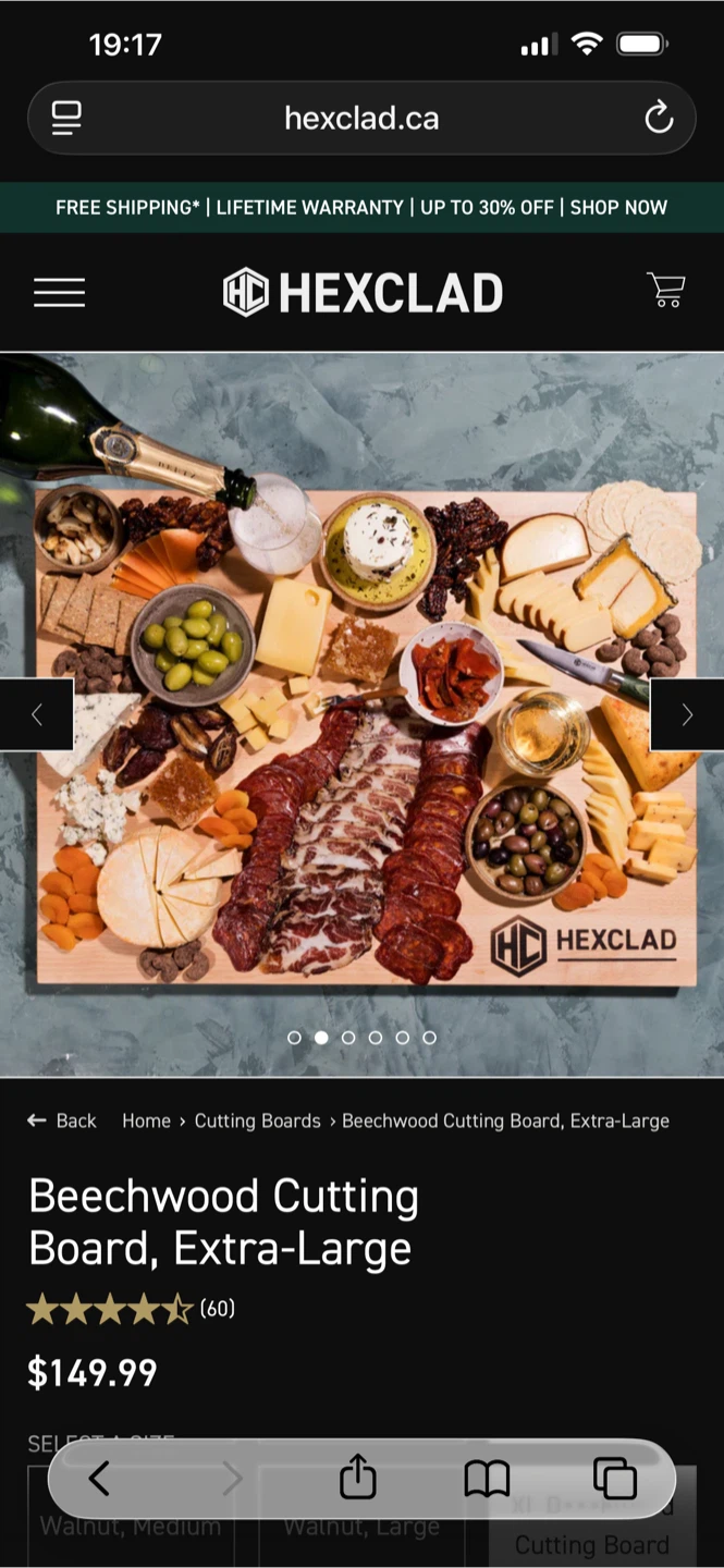 Hexclad Extra Large Cutting Board - photo 3