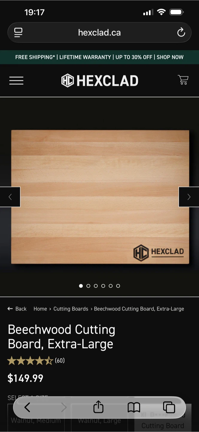Hexclad Extra Large Cutting Board - photo 4