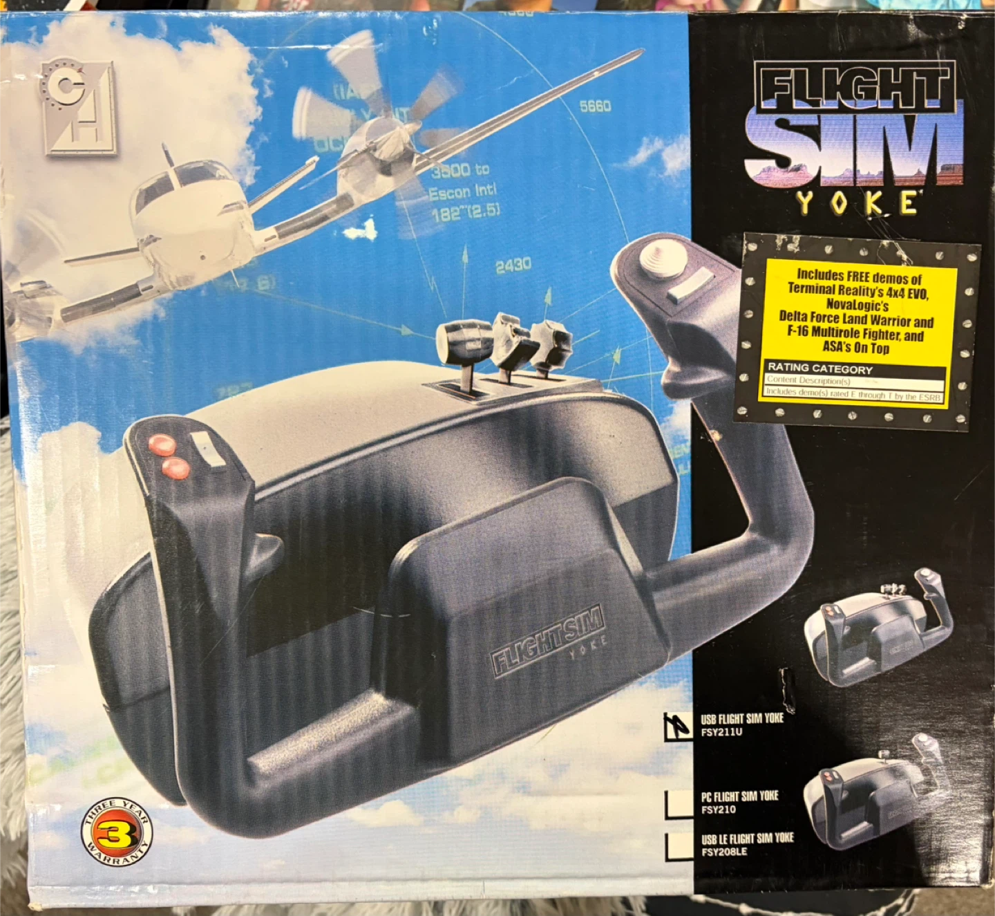 CH Products  Flight Sim Yoke USB Controller