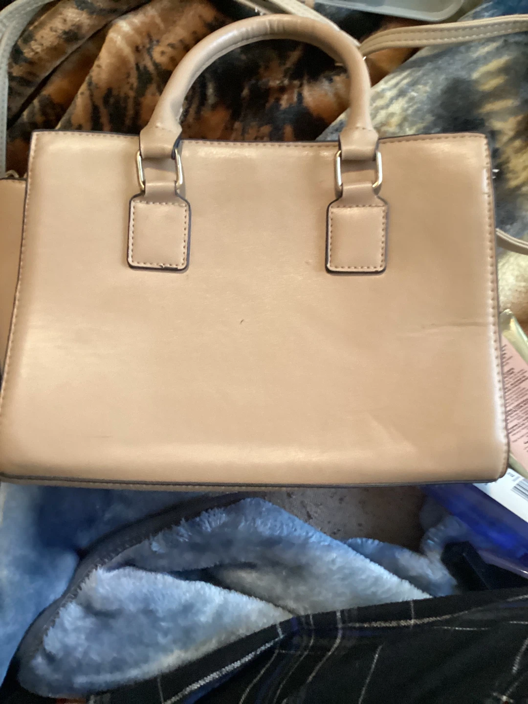Ardene Tan Top-Handle Handbag - photo 2