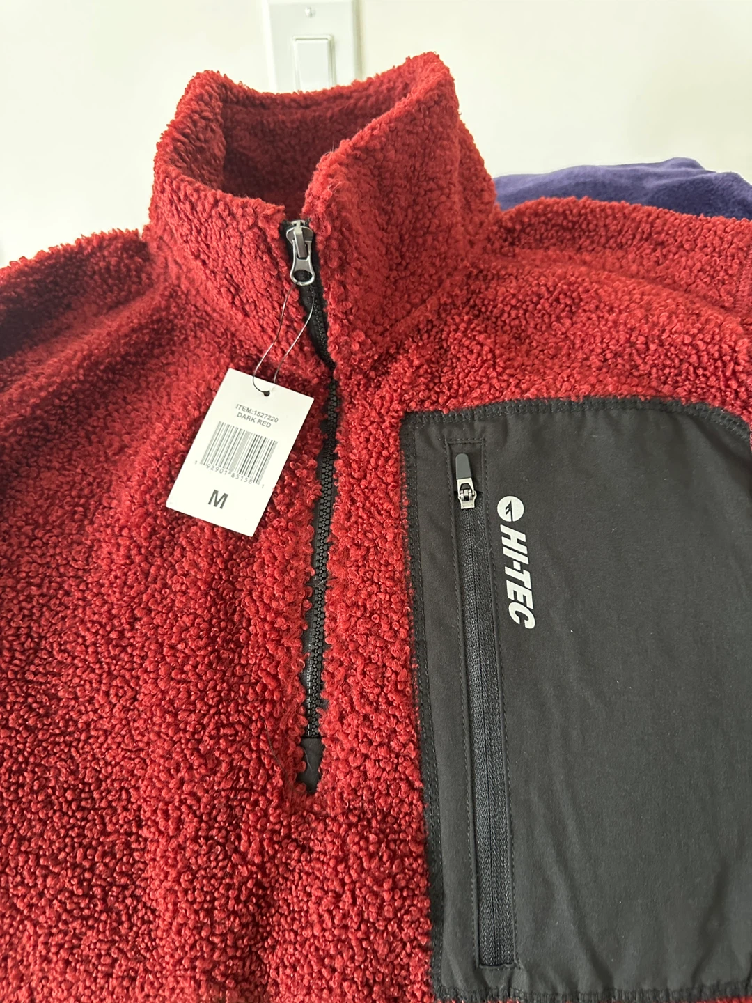 HI-TEC Fleece Pullover Sweater - Men's Size Medium - Dark Red - photo 2