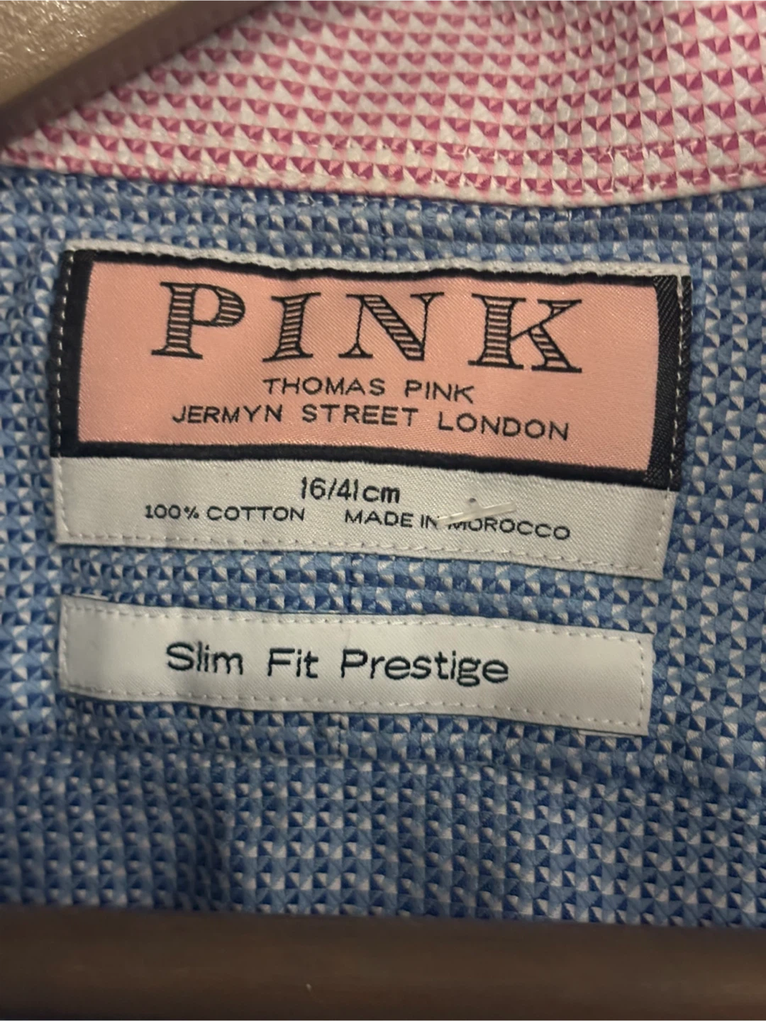 Thomas Pink Slim Fit Prestige Short Sleeve Button-Up Shirt - photo 2