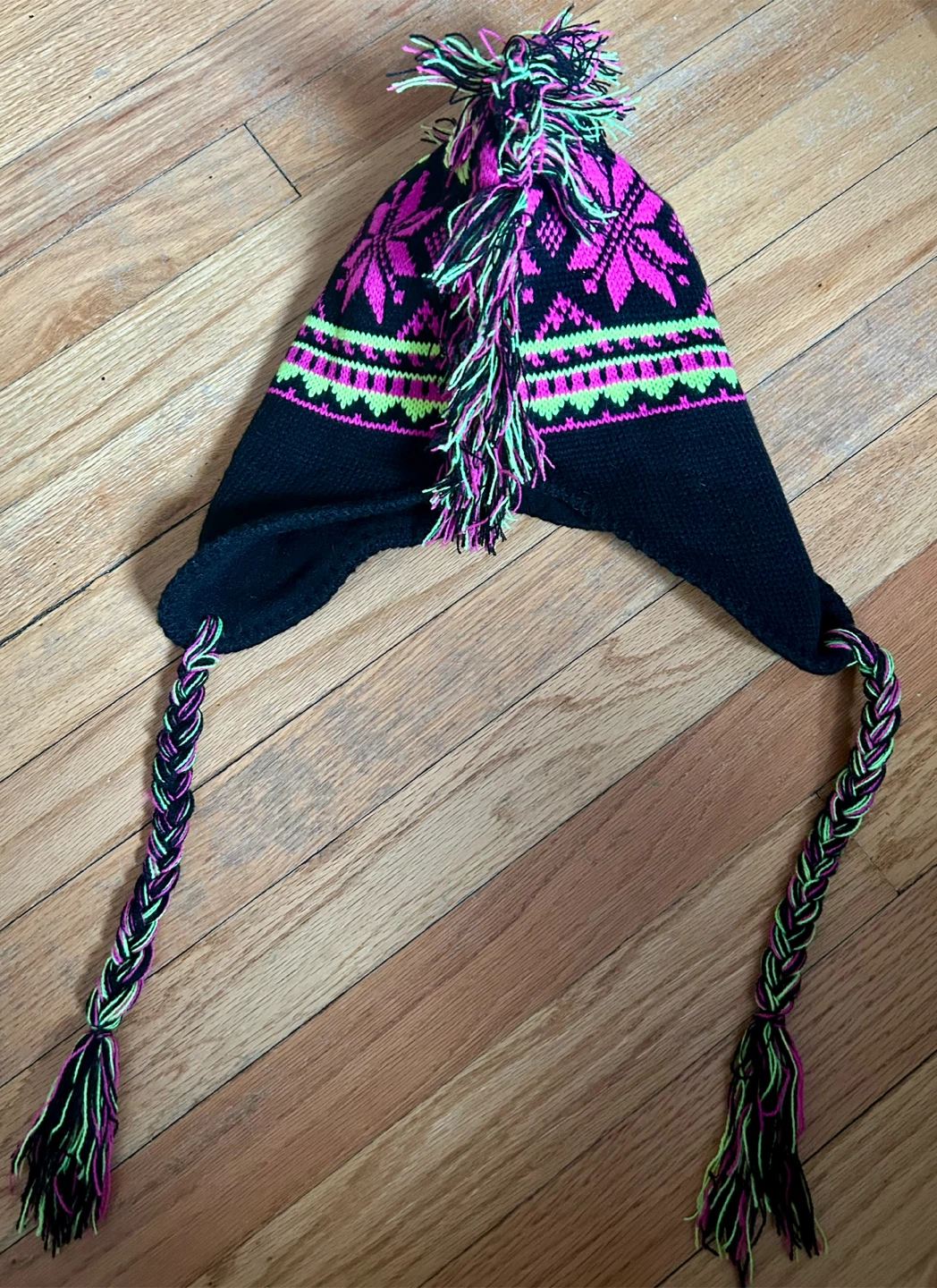 Winter hay with tassels