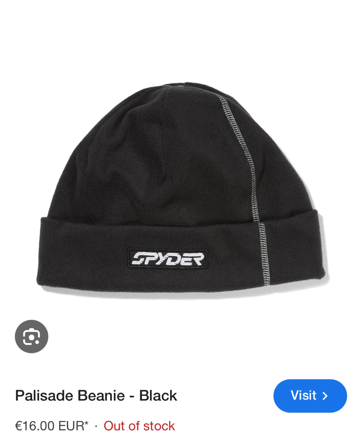 Spyder Palisade Fleece Beanie - Black
