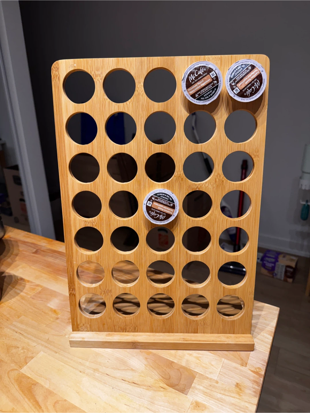 Bamboo K-Cup Holder