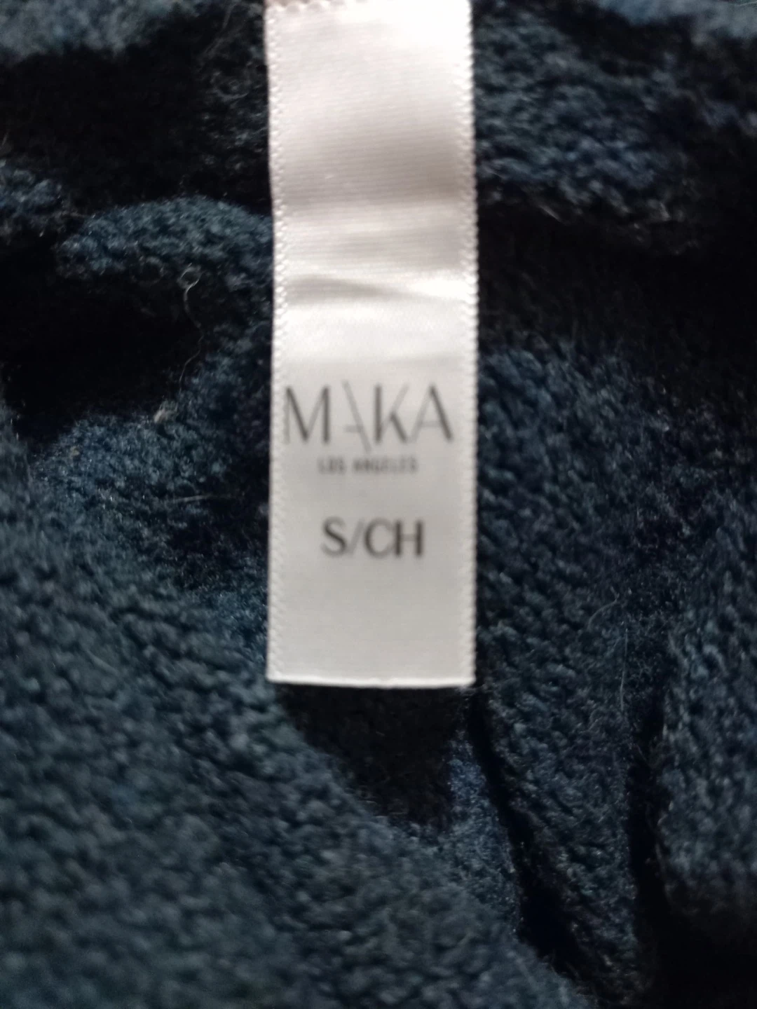MAKA Black Turtleneck Sweater Size S/CH - photo 2