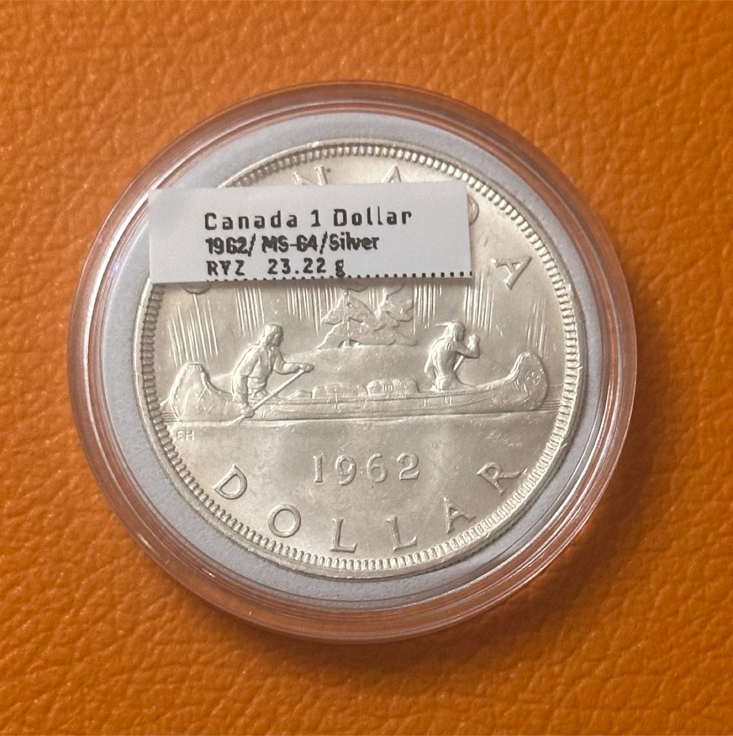 1962 Canada Silver Dollar Coin