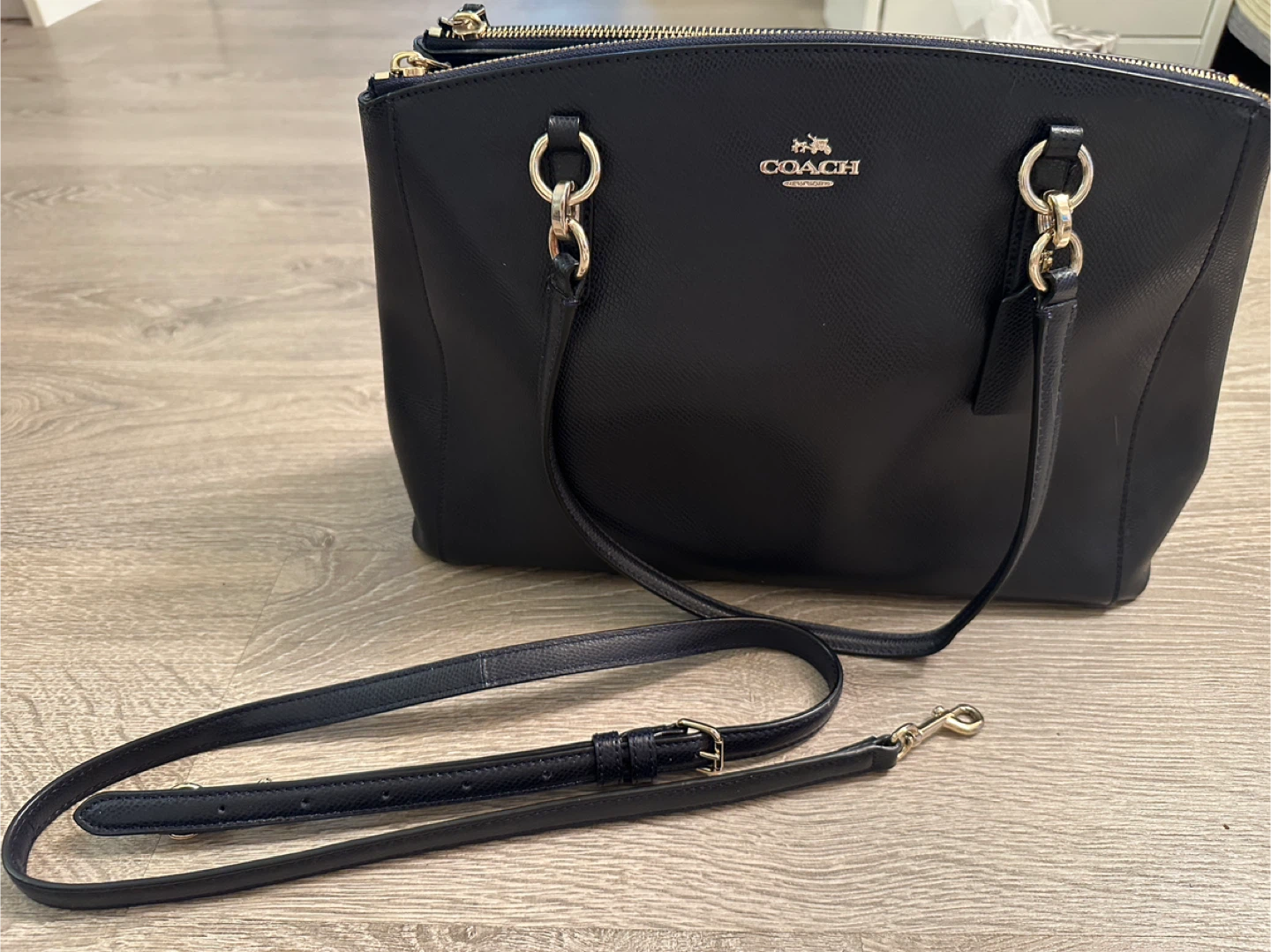 Coach Navy(dark blue) Leather Satchel Crossbody Bag - photo 3