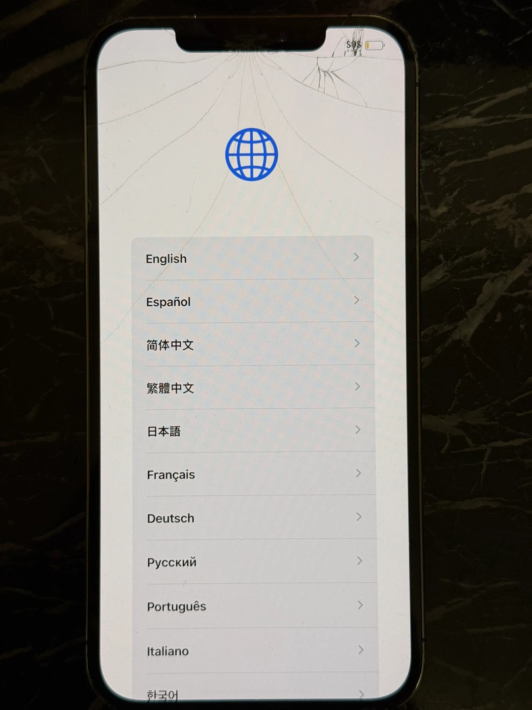 Apple iPhone 12 Pro Max (Cracked Screen) - Graphite - photo 2
