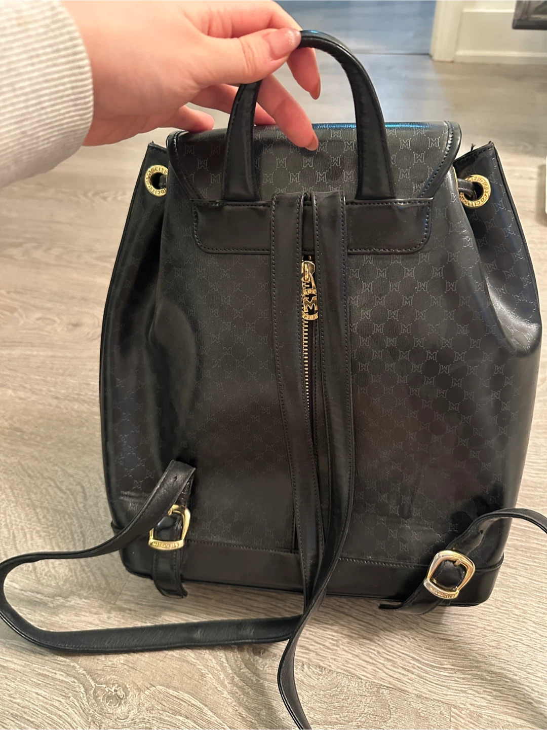 Vintage Metrocity leather backpack - photo 2