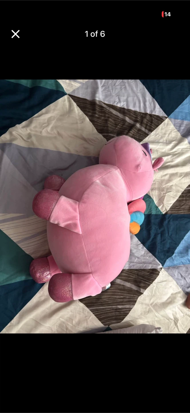 Pink Plush Stuffed Animal Toy - photo 5