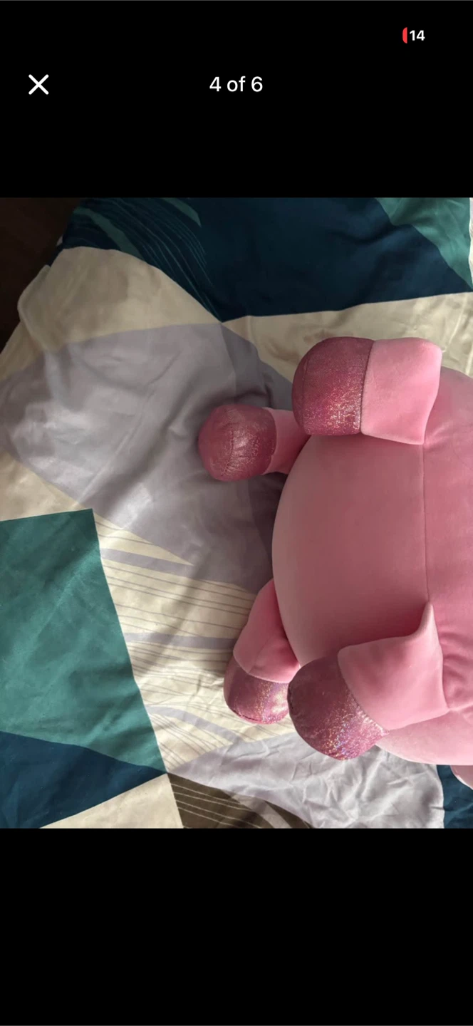 Pink Plush Stuffed Animal Toy - photo 3