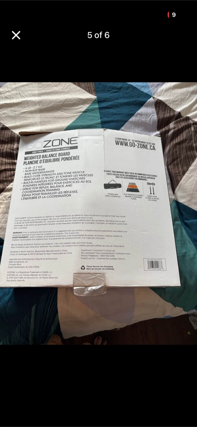 GoZone Weighted Balance Board - photo 2