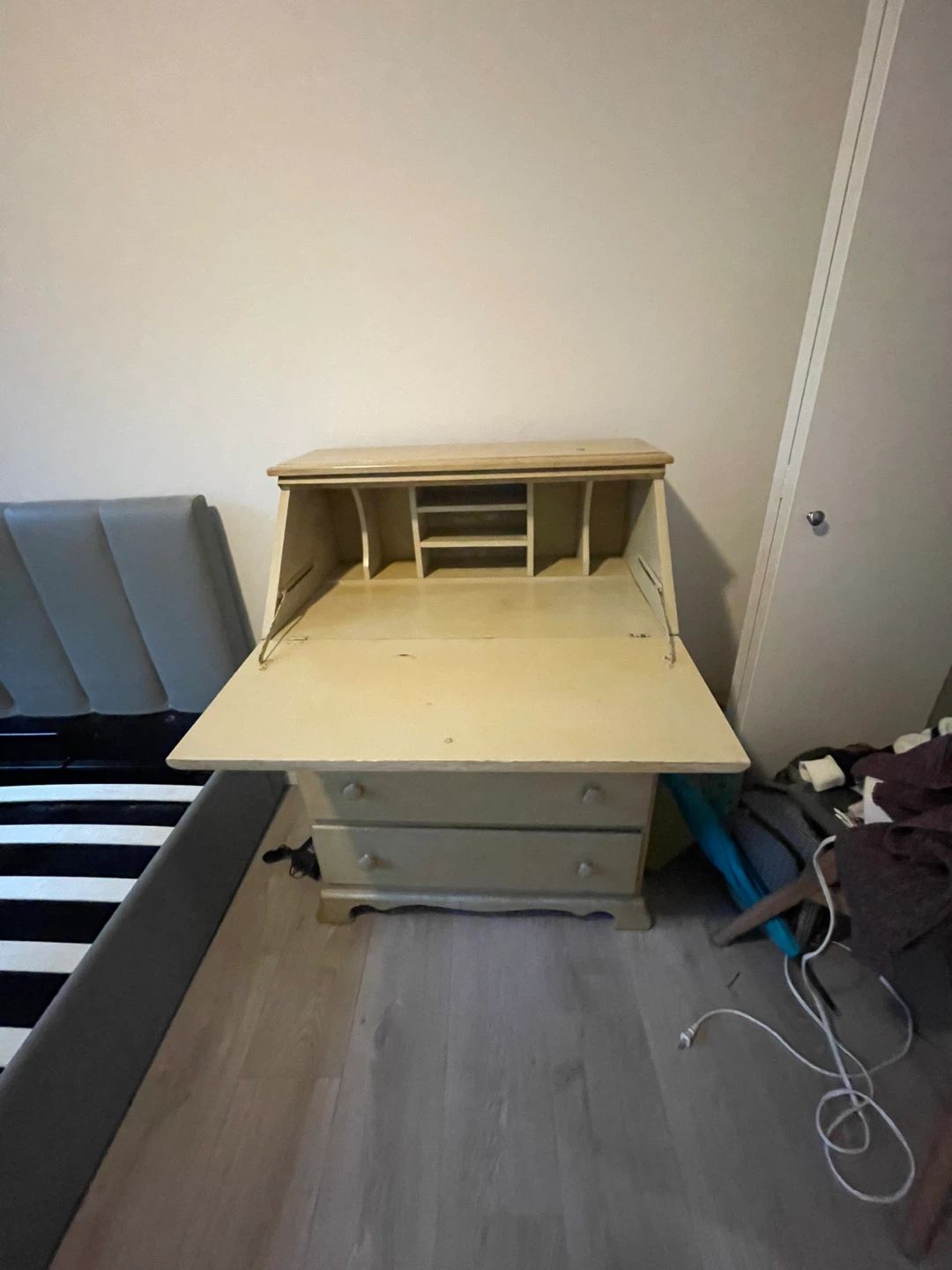 Vintage Secretary Desk with Drawers - photo 2