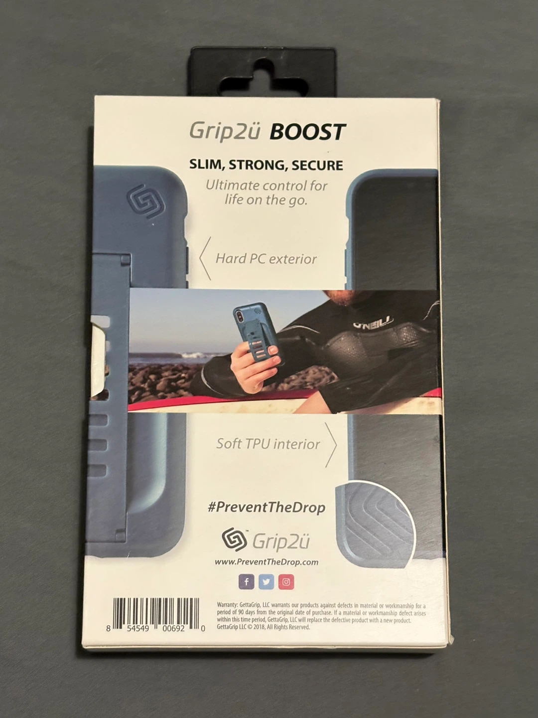 Grip2ü BOOST Case for iPhone X - Slate Blue - photo 2