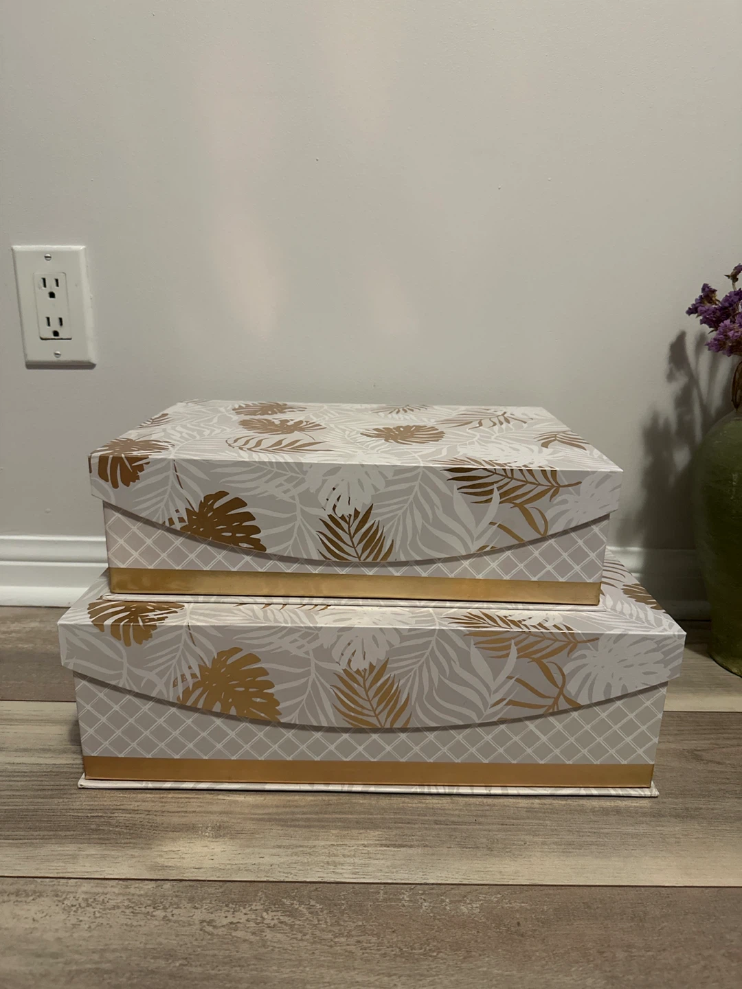Decorative Storage Boxes - Set of 2