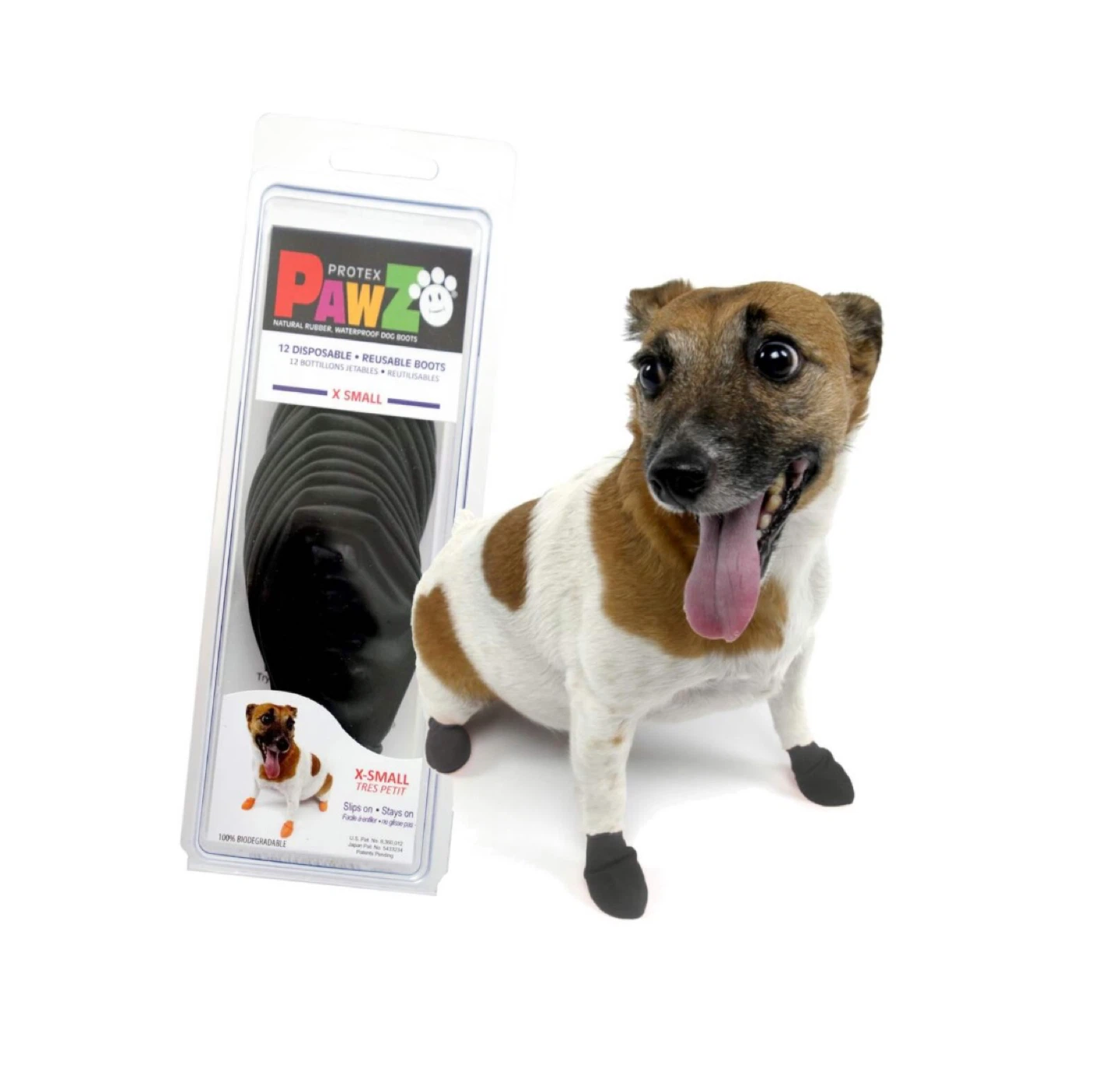 Pawz Protex Natural Rubber Dog Boots - X-Small