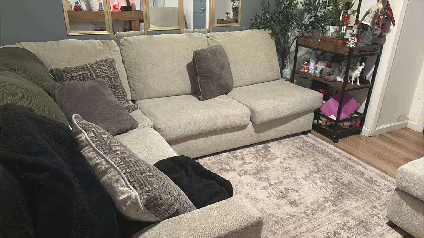 Sectional Couch with Chaise Lounge - photo 2