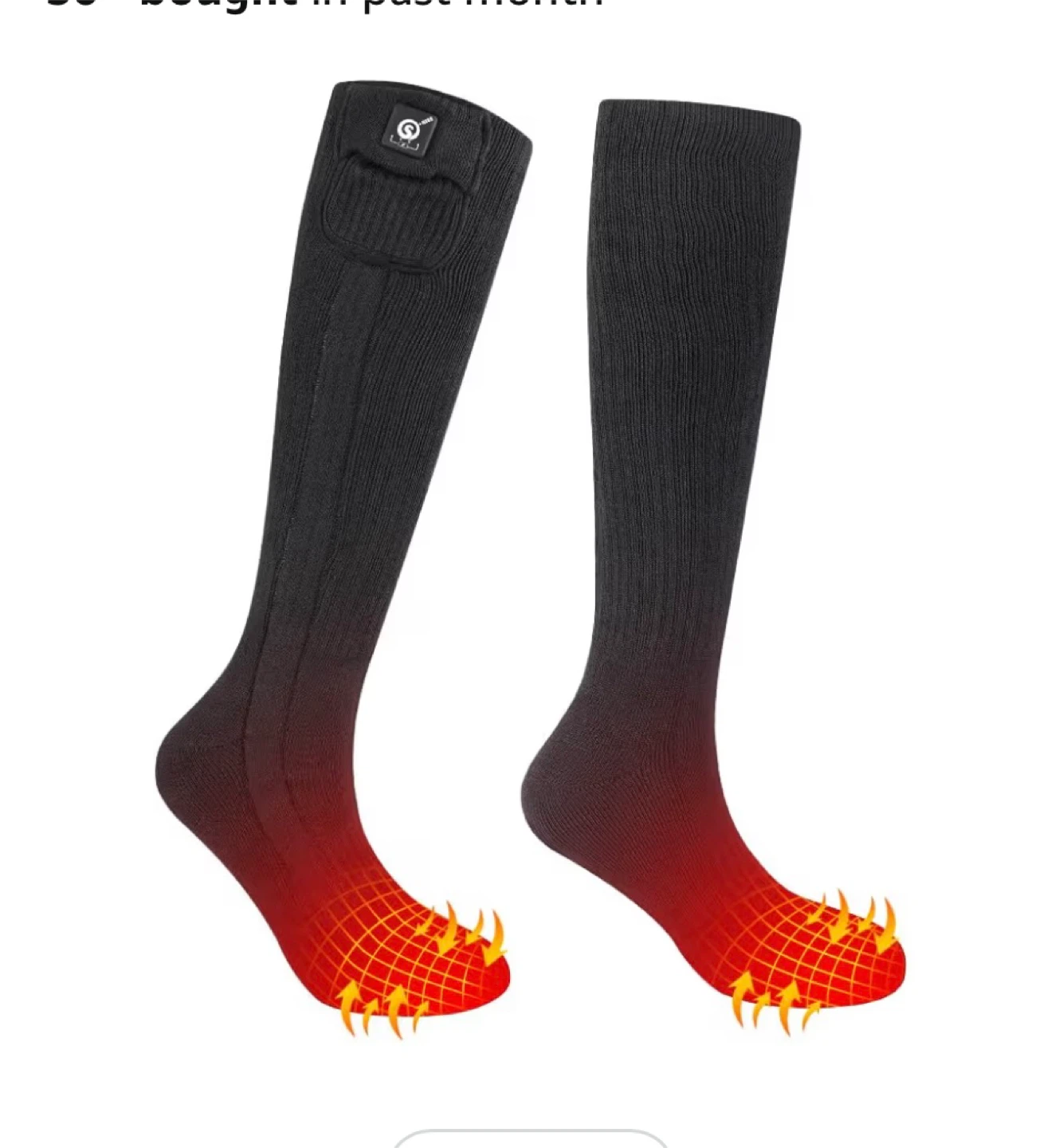 Sunwill Electric Heated Socks - Black, L - photo 4