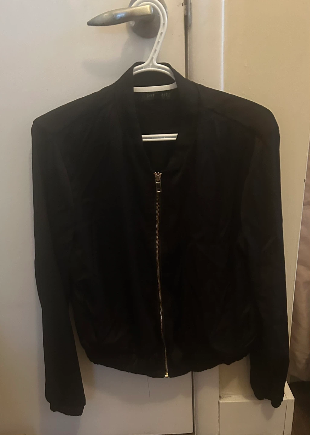Dynamite Black Bomber Jacket - Size L