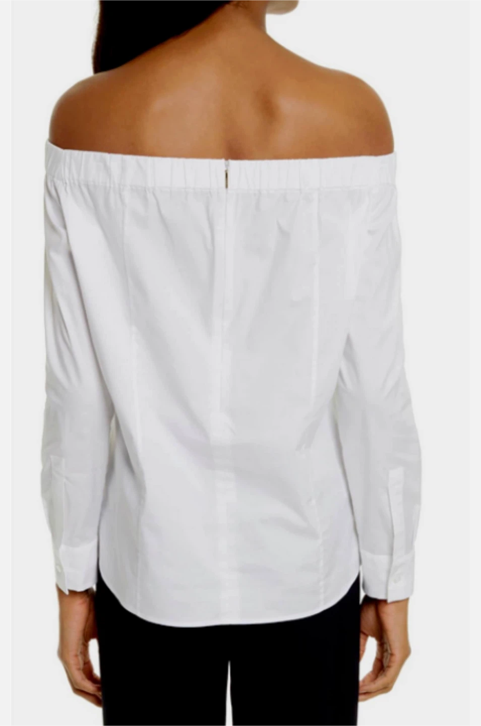 Hugo Boss Bagiana Blue Off-the-Shoulder Top - photo 3