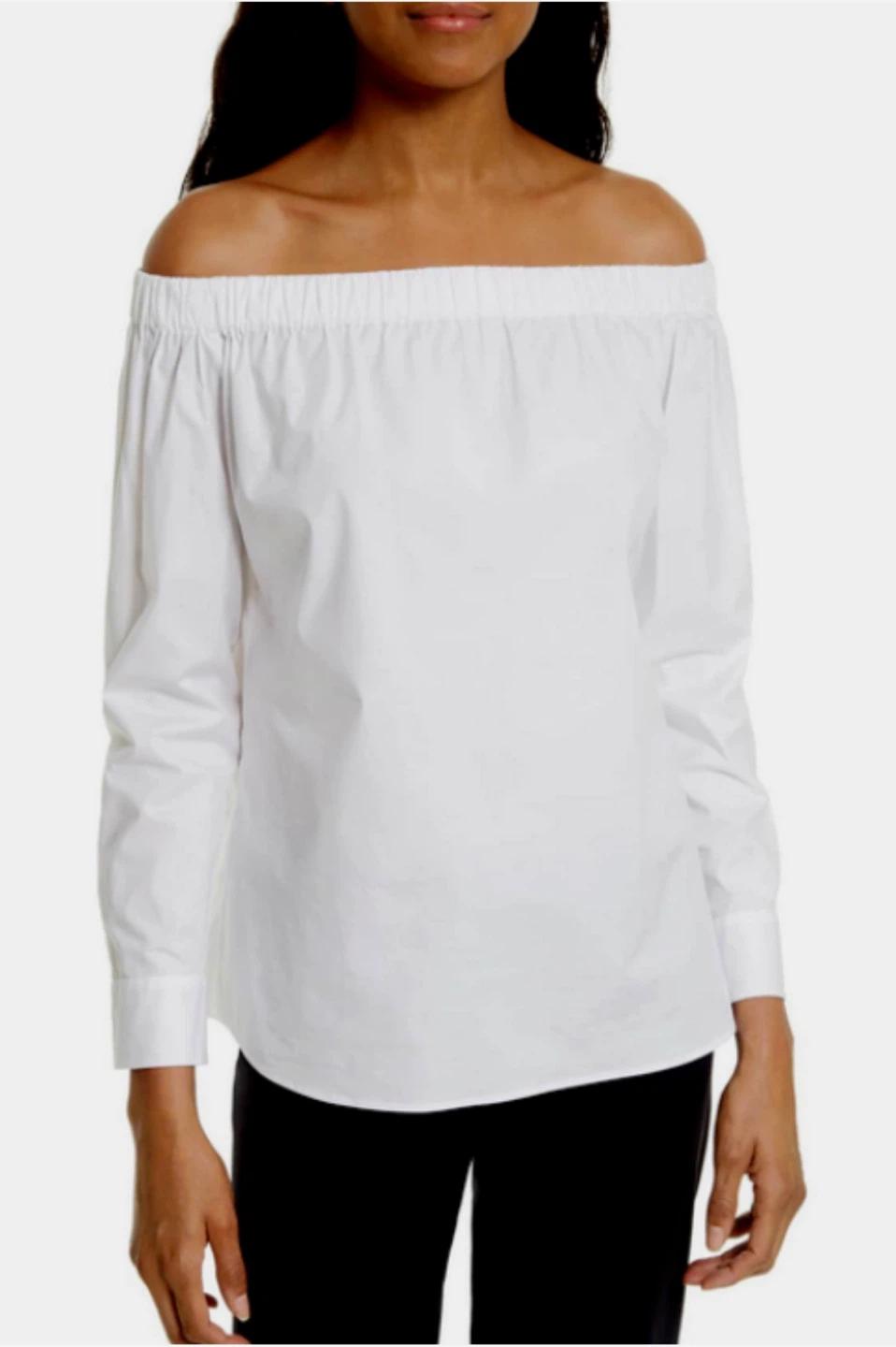 Hugo Boss Bagiana Blue Off-the-Shoulder Top - photo 4