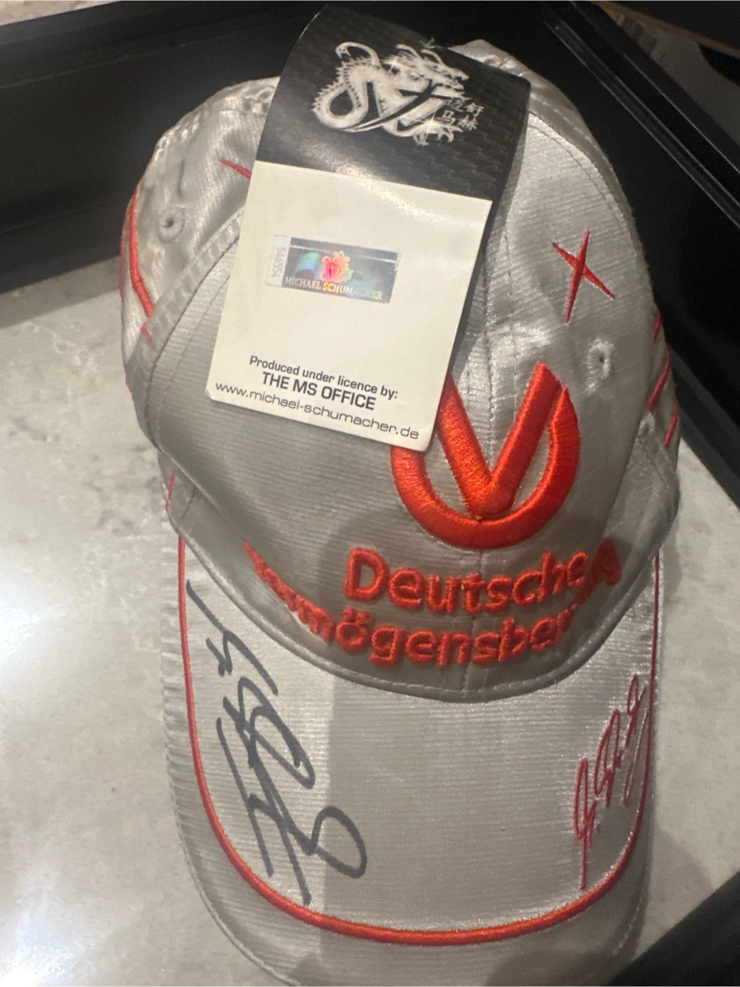Michael Schumacher Signed Cap
