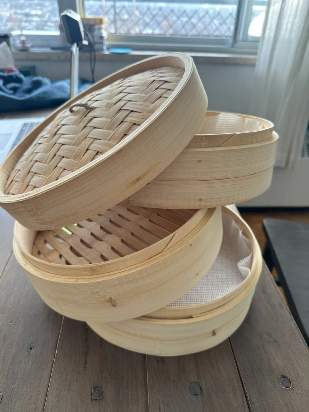 Bamboo Steamer Basket Set